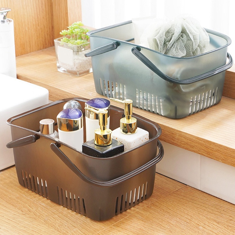 Giỏ Đựng Trái Cây Có Tay Cầm Tiện Dụng Cho Phòng Tắm / Nhà Bếp