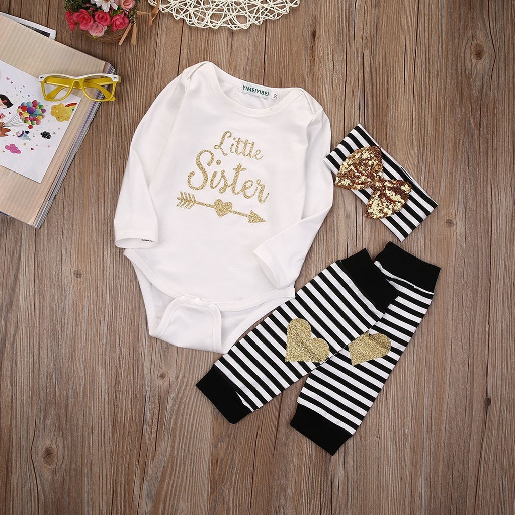 Bộ bodysuit 1  mảnh + vớ chân ấm + Băng đô cho bé sơ  sinh