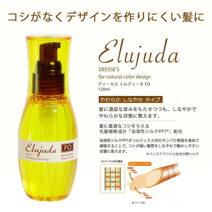 Elujuda _Tinh dầu MILBON dành cho tóc mảnh DEESSE'S ELUJUDA FO 120ml CAM KẾT CHÍNH HÃNG Ạ! | BigBuy360 - bigbuy360.vn