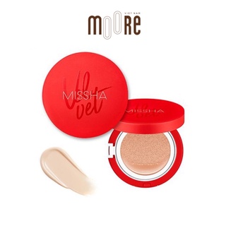 Phấn nước trang điểm Missha Velvet Finish Cushion SPF50+ PA+++ Màu Đỏ 15g