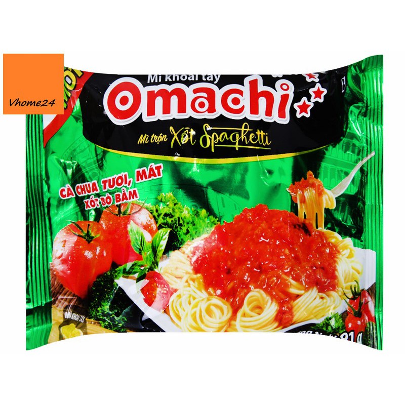 Mỳ ăn liền khoai tây Omachi Spaghetti bò gói 91g