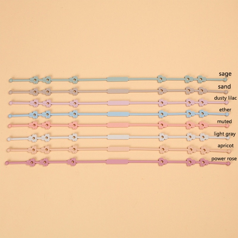 Dây Đeo Núm Vú Giả Bằng Silicon Sắp Xếp Gọn Gàng Cho Bé Giá Đỡ