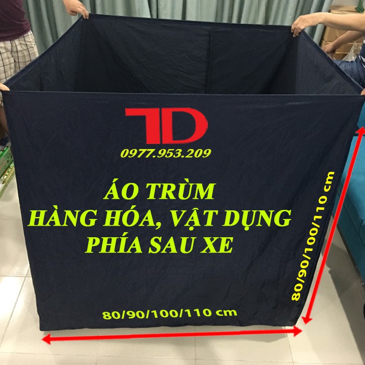 Áo trùm hàng hóa sau xe máy để đi mưa chống thấm nước, bạt che hàng hóa sau xe