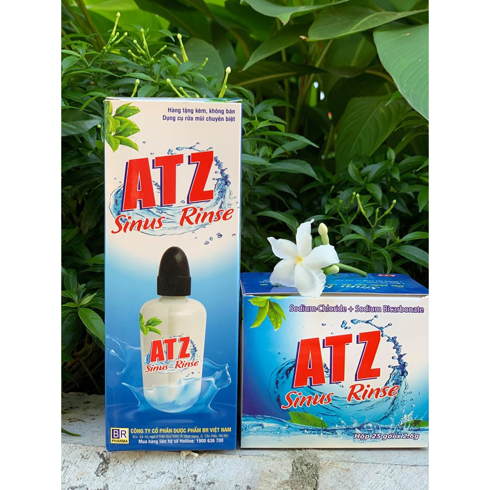 Combo hộp Muối ATZ + Bình rửa Xoang Mũi | BigBuy360 - bigbuy360.vn
