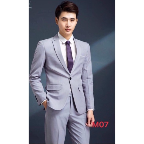 Bộ vest nam trẻ trung sang trọng nhiều màu, chất vải dày dặn, không nhăn không xù