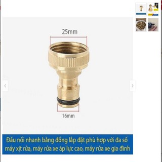 KHỚP NỐI ĐỒNG ĐẦU NƯỚC VÀO CHO MÁY RỬA XE