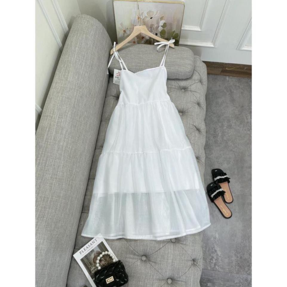 Váy Nữ , Đầm Maxi Hai Dây Chât Đũi Tơ Hai Lớp Siêu Xinh | BigBuy360 - bigbuy360.vn