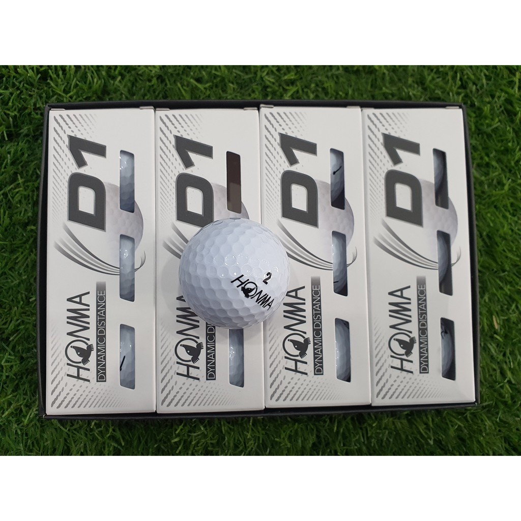 Bóng Golf Honma Chính Hãng, 1 Hộp New 12 Quả