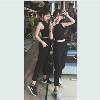 QUẦN JOGGER THUN TĂM SET 2 CHIẾC CHO NAM / NỮ