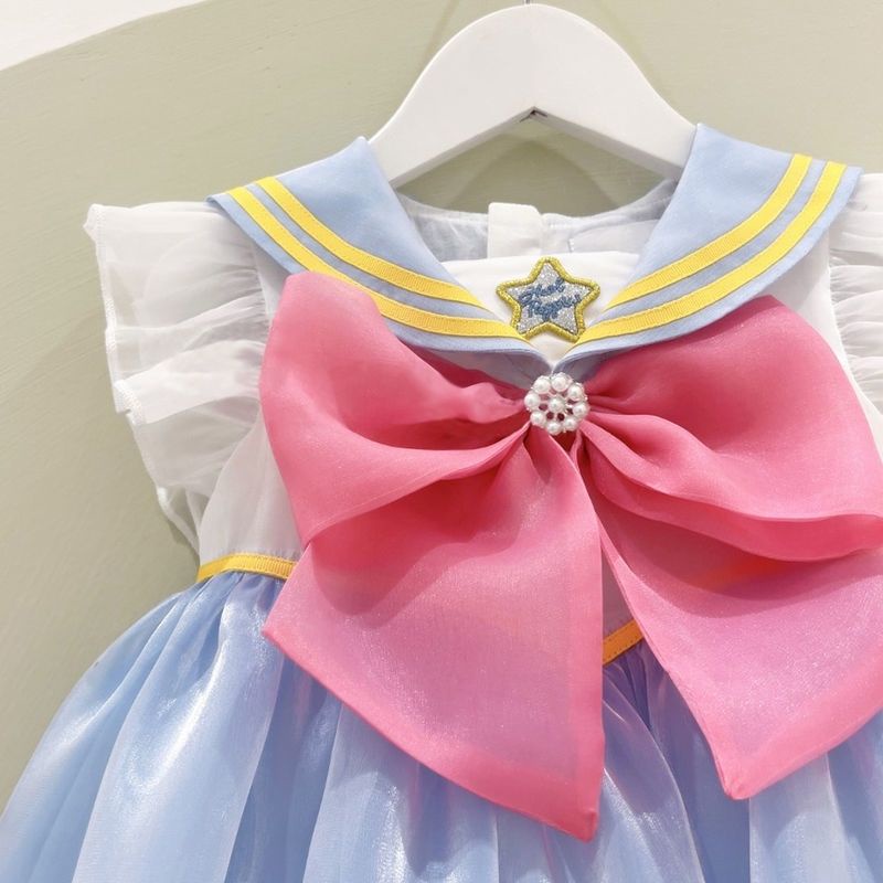 Đầm Công Chúa Phong Cách Lolita Mùa Hè Kiểu Mới Cho Bé Gái 3-12 Tuổi