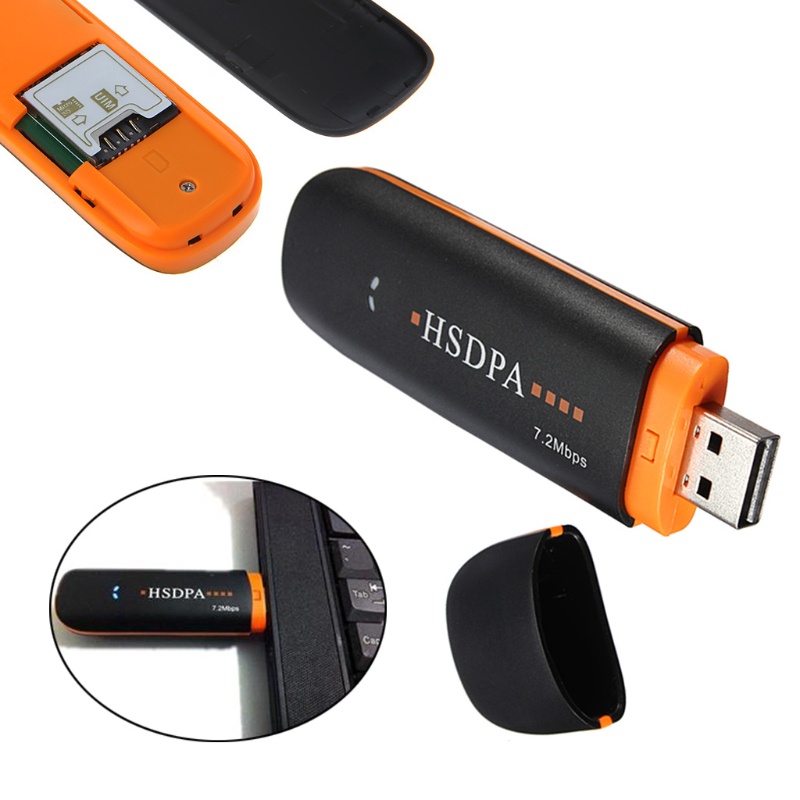 Usb GODD HSDPA Chế Độ SIM 7 2Mbps 3G Không Dây Hỗ Trợ Thẻ TF