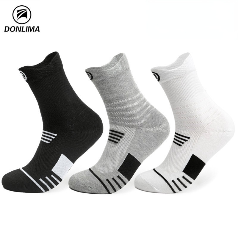 Vớ Thể Thao Cotton Chống Trượt Thoáng Khí Dành Cho Nam Nữ