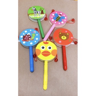 Trống lúc lắc cầm tay cho bé-Giao ngẫu nhiên