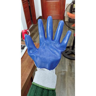 Bịch Găng Tay 12 Đôi mã 388 Phủ Cao Su -Giày Đẹp 580g ( Găng Bảo Hộ Lao Động)
