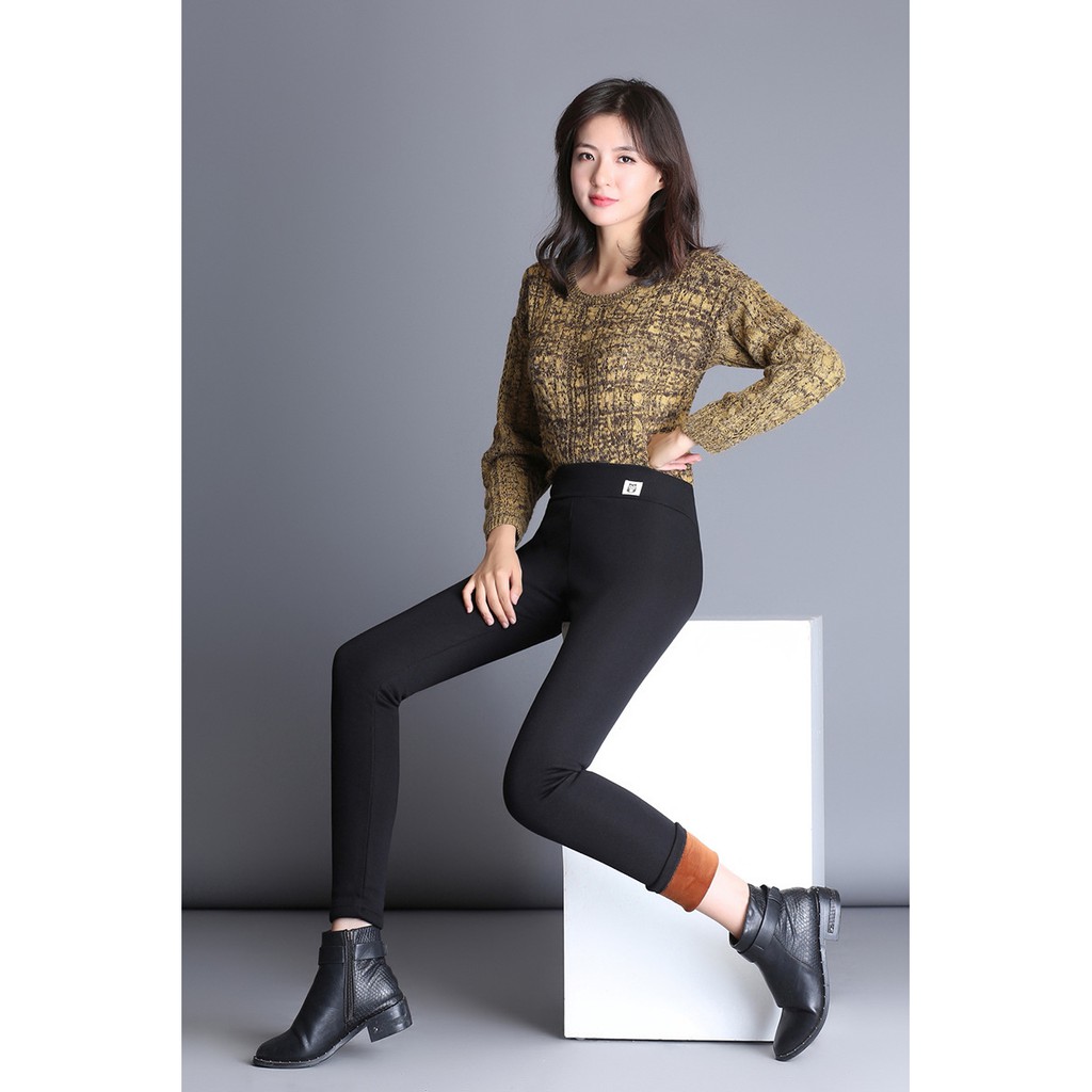 QUẦN LEGGING LÓT NỈ CHẤT SIÊU MỀM