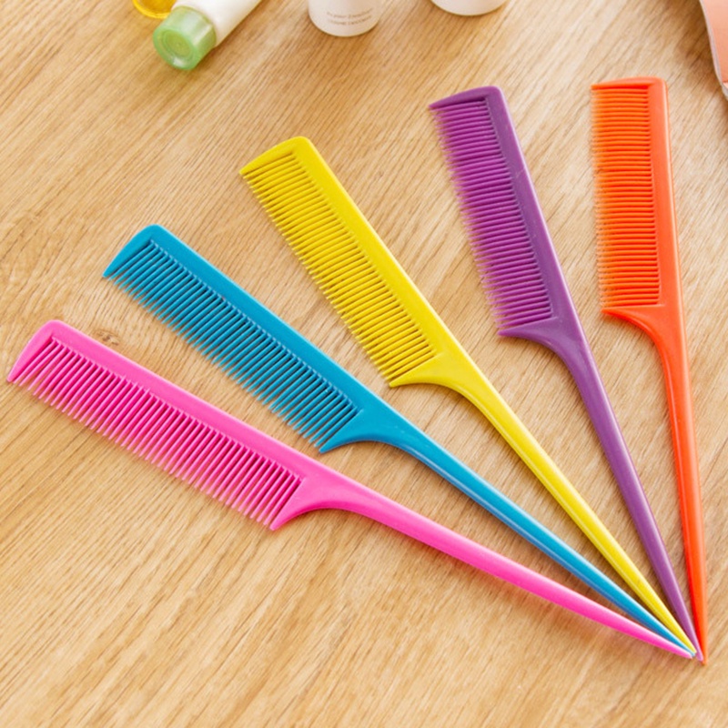 [Hàng mới về] Lược nhựa chải tóc tạo kiểu tóc đuôi chuột N1Q5