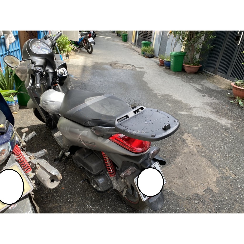 Thùng xe Janus, thùng Givi B27N kèm đế, bát gắn, lắp trực tiếp lên cảng zin của xe, hàng Givi chính hãng, bảo hành 2 năm