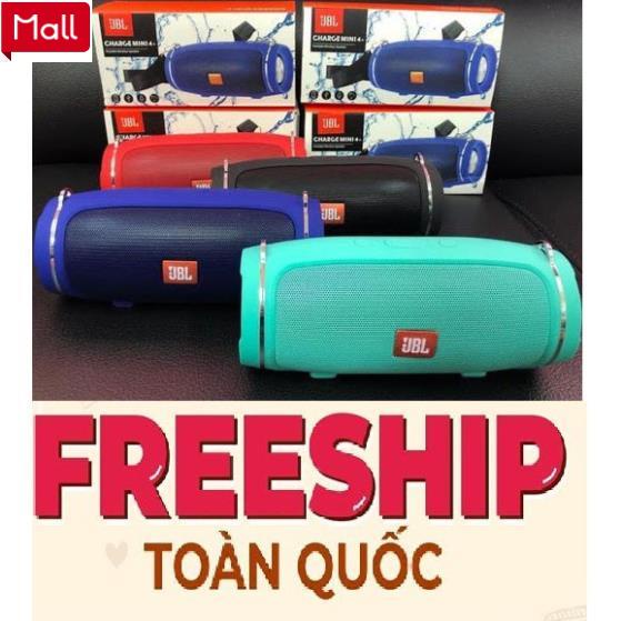 Loa Bluetooth JBL Charge 4+ Mini bass tốt khoẻ - có dây đeo Version 2021 _Shopee Mall