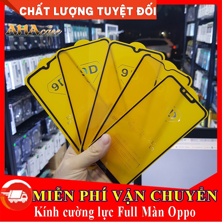 😍FREE SHIP😍 Combo 3 Kính cường lực Oppo Reno, Reno2, Reno2F, A5 2020, A9 2020, A1k, A3s, A5s, A7, F7, F9, F11, F11 Pro