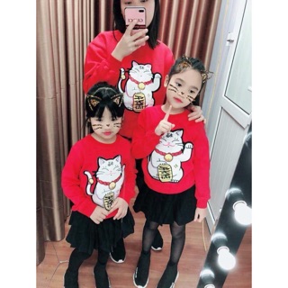 Áo Mèo Thần Tài cho bé