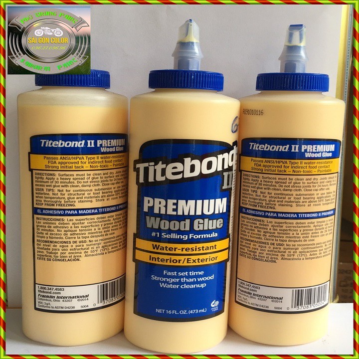 Keo sữa dán gỗ TITEBOND II  PREMIUM 473ml