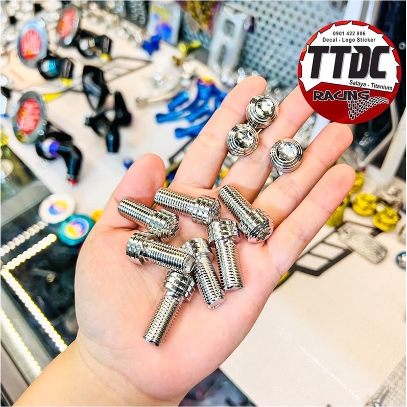 Ốc Salaya Trụ 10li25 vân thái ren thuận ren ngược 🇹🇭