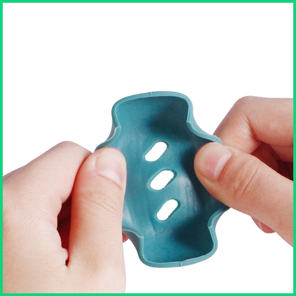 Set 2 Vỏ Bọc Tay Cầm Chảo Hấp Cách Nhiệt Chống Trượt Bằng Silicon