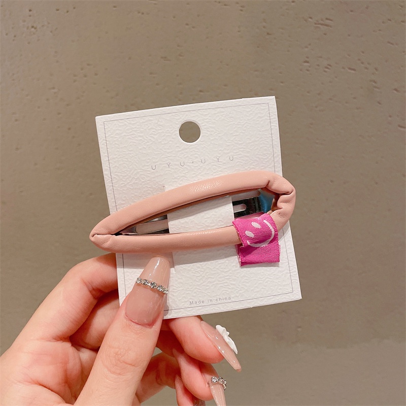 Kẹp Tóc bb Hình Mặt Cười Màu Sắc Kẹo Ngọt Phong Cách Hàn Quốc 2022