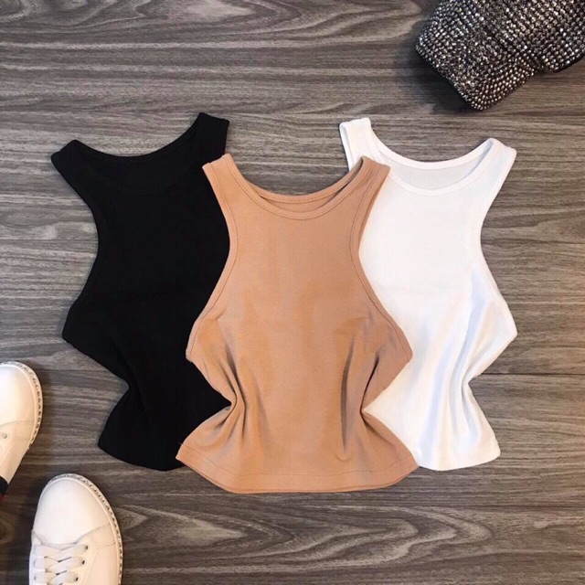 Áo croptoo ba lỗ ngược - Video