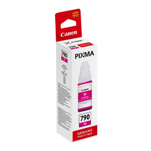 Mực in Canon GI-790M Magenta Ink Tank (GI-790M) dùng cho máy in Canon PIXMA G1010/G2010/G3010/ G4010 - Hàng Chính Hãng