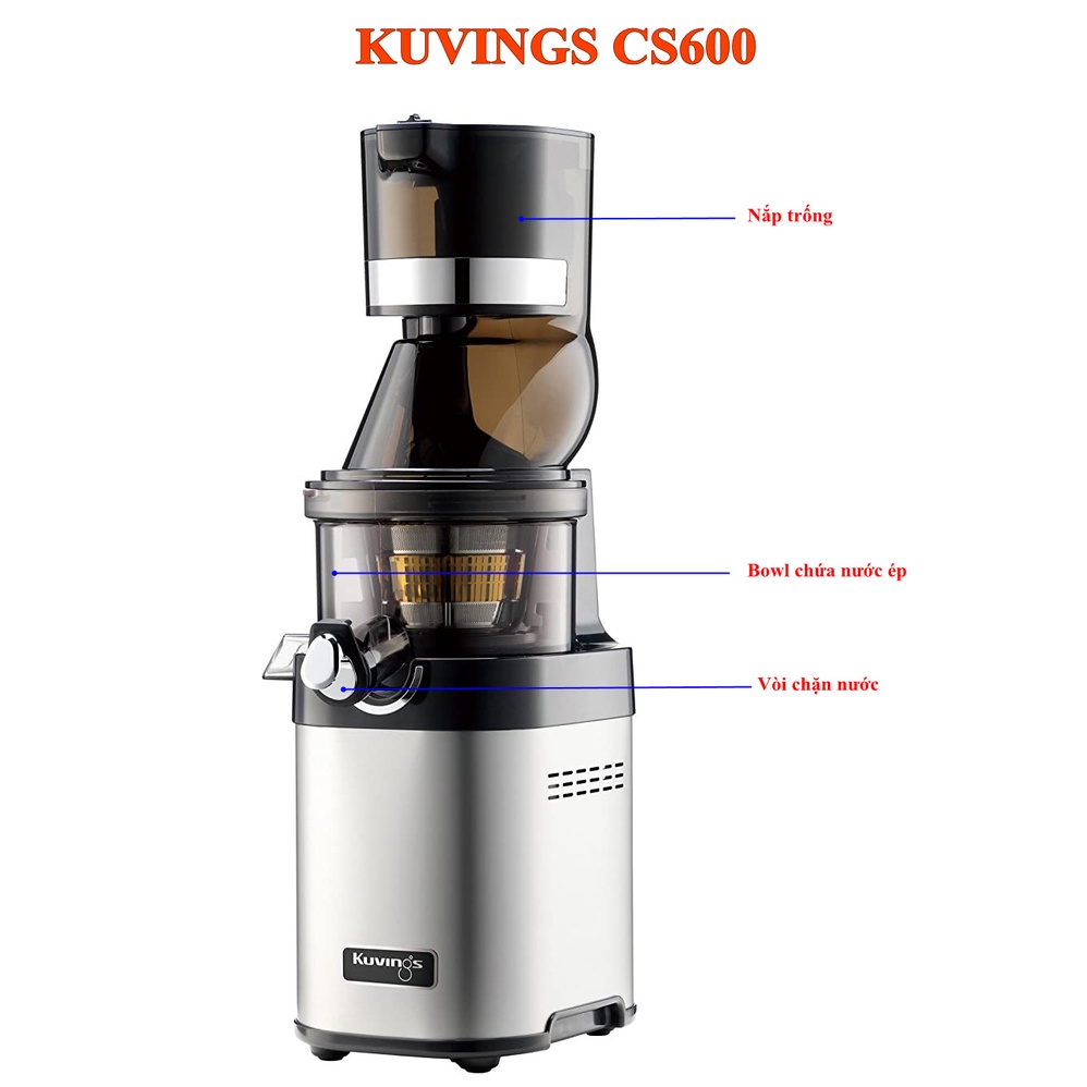 LINH PHỤ KIỆN MÁY ÉP CHẬM KUVINGS CS700 / 600 / 520 - HÀNG CHÍNH HÃNG