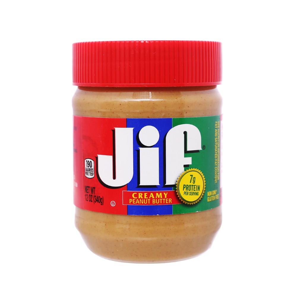 Bơ Đậu Phộng Mịn Jif 340g