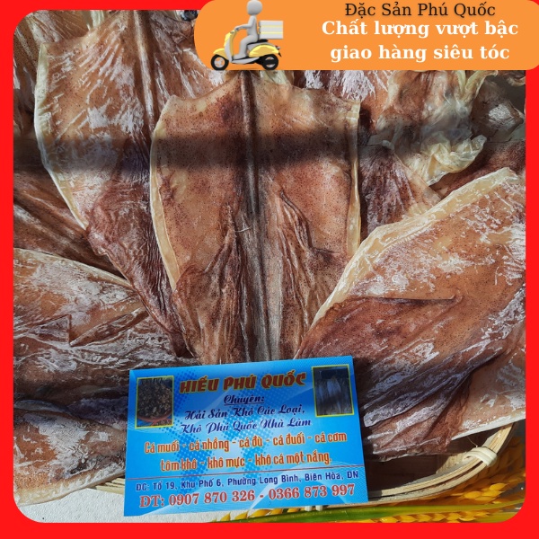 [FREE SHIP-HÀNG CHẤT LƯỢNG] Khô Mực Câu Phú Quốc Size 18-20 Con/kg Đảm Bảo Hàng Tự Nhiên, Hàng Ngon Ngọt.