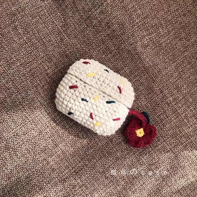 Case airpods bằng len- Flower Case/ Handmade- Airpods 1/2/pro
