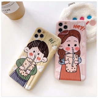 Ốp Lưng ĐT Hình Cặp Đôi Trà Sữa [iphone]