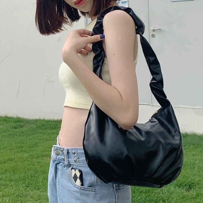 Túi kẹp nách nữ thời trang Hàn Quốc màu sắc Trendy Jasmine