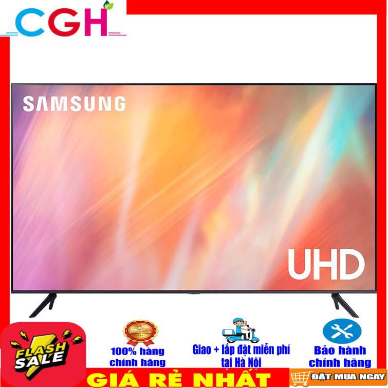 Smart tivi Samsung 4K UHD 75 inch UA75AU7000KXXV New 2021 | BigBuy360 - bigbuy360.vn