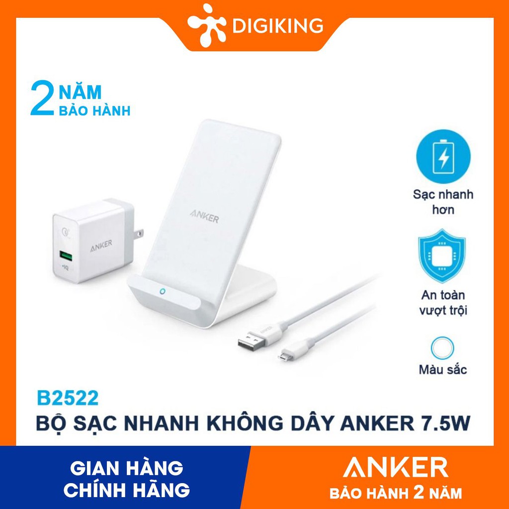 Dock sạc không dây ANKER B2522 3 trong 1