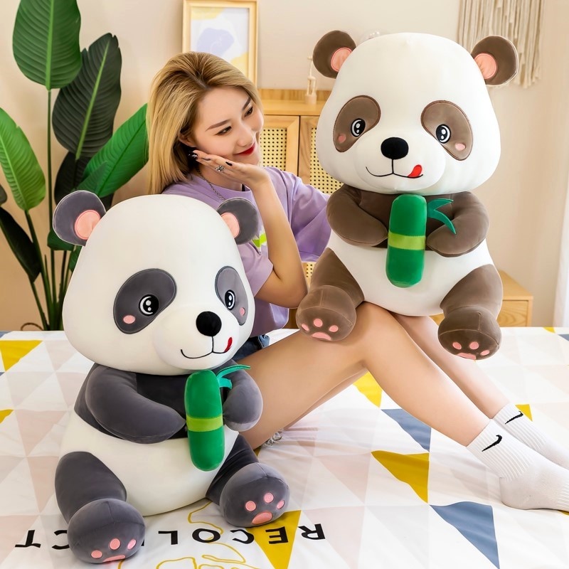 Gấu Bông Gấu Trúc Panda Ngồi - Gấu Trúc Nhồi Bông Cao Cấp