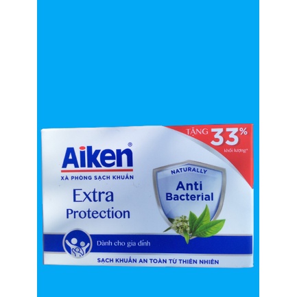 Xà bông cục sạch khuẩn Aiken 90g