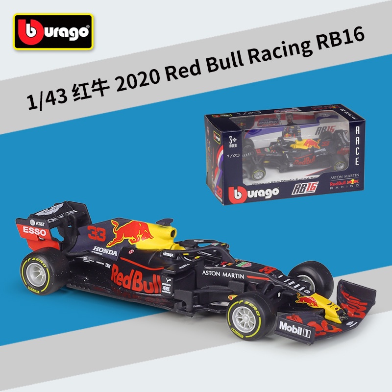 Mô Hình Xe Đua BEZU Champion RB16 Red Bull 2020 Bằng Hợp Kim Tỉ Lệ 1: 43F1