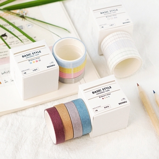 Cuộn Băng Dính Washi Dùng Trang Trí Xinh Xắn
