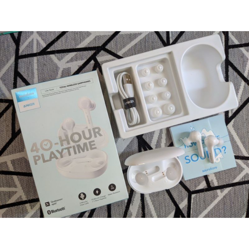 Tai Nghe Không Dây Bluetooth Anker Life Note A3908 Bluetooth 5.0 và atpX