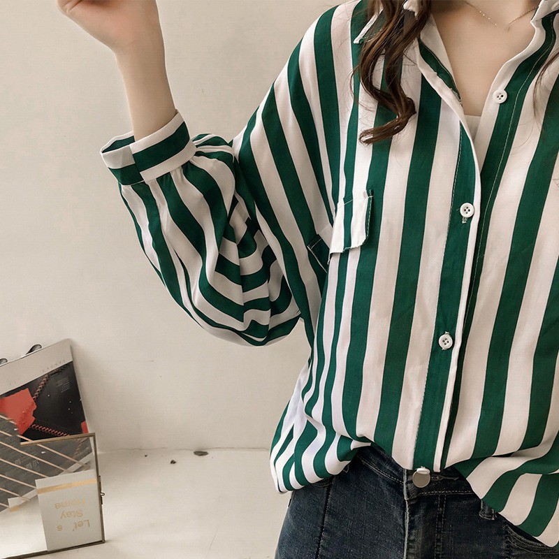 Shirt women's long-sleeved spring and autumn clothes new chic early spring Han Fan loose Korean fashion shirt lazy