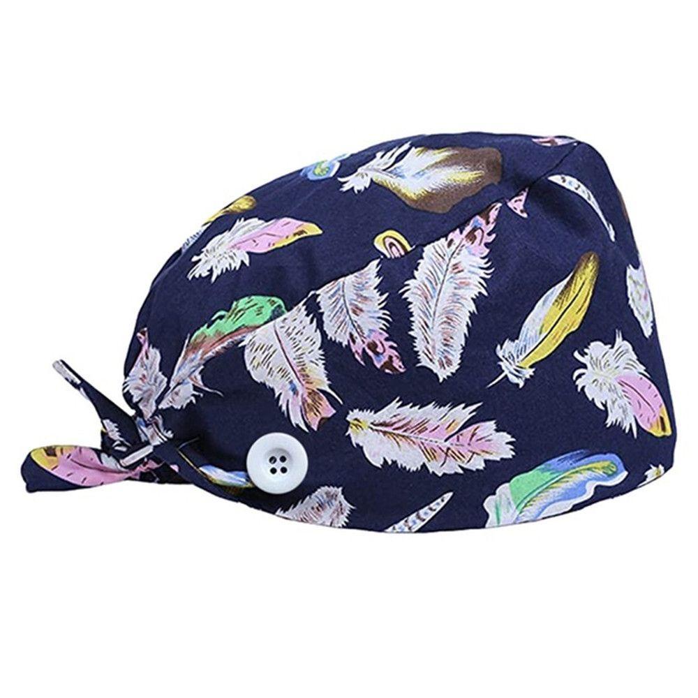 Mũ Trùm Đầu Co Giãn Tùy Chỉnh Kèm Nút Thắt Dành Cho Bác Sĩ