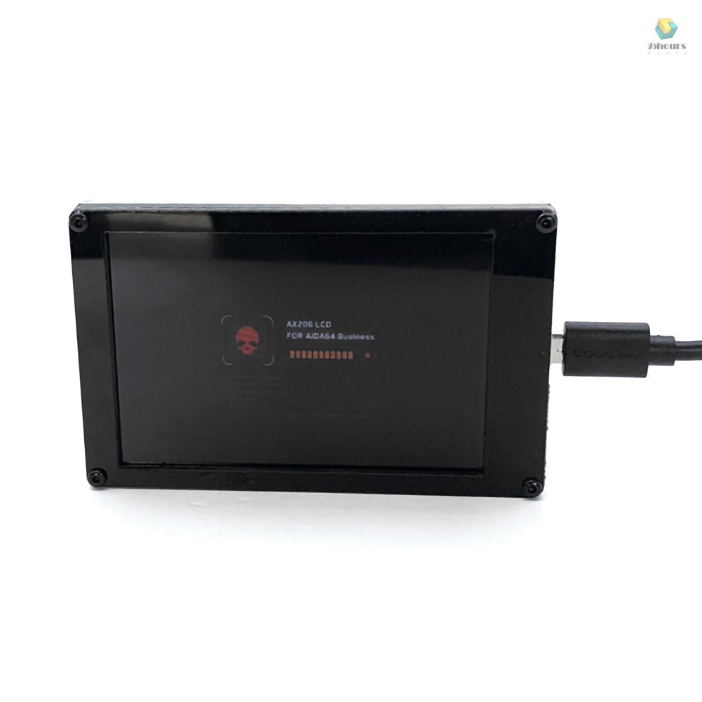Màn Hình Hiển Thị Lcd 360 Độ IPS 3.5 Inch° Cổng USB Kép Xoay Được Cho Máy Tính Raspberry Pi ITX PC Chassis