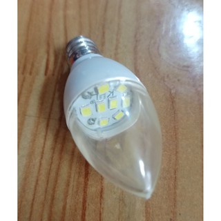 Một bóng đèn led bàn thờ hình trái ớt chip led 8 bóng nhỏ bên trong