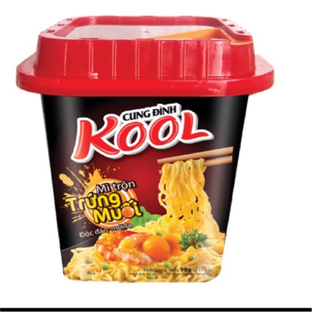 Mì trộn trứng muối Cung Đình Kool 90g