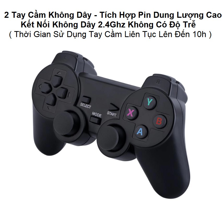 Máy Chơi Game 4K HDMI - Game Arcade - Game Retro - Game Casual - Tự Chép Game Qua Thẻ Nhớ - Có sẵn 3500 Game Hot 2021