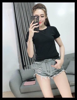 Áo thun thái trơn form vừa 40->60ki